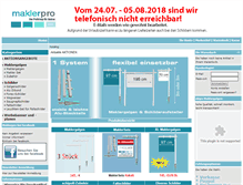 Tablet Screenshot of maklerpro.com